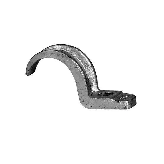 STRAP RIGID 1-HOLE 1-1/4" IRON HDG