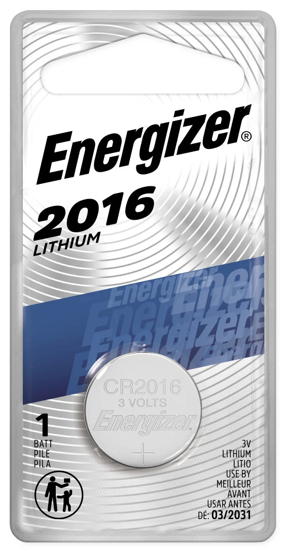 BATTERY CR2016 COIN LITHIUM 3V