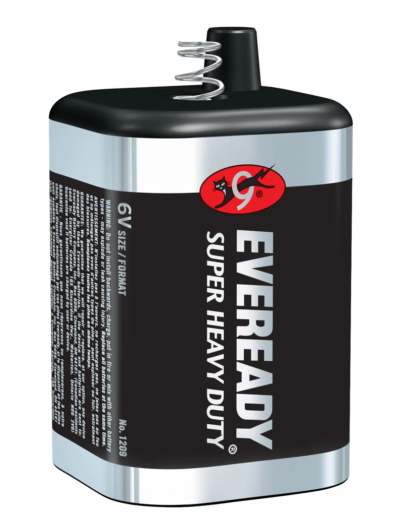 BATTERY 6V SUPER HEAVY DUTY CARBON / ZINC