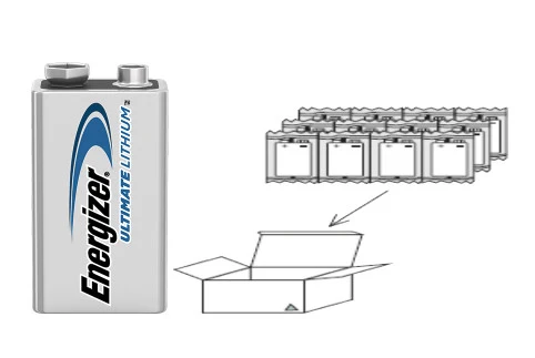 BATTERY 9V LITHIUM