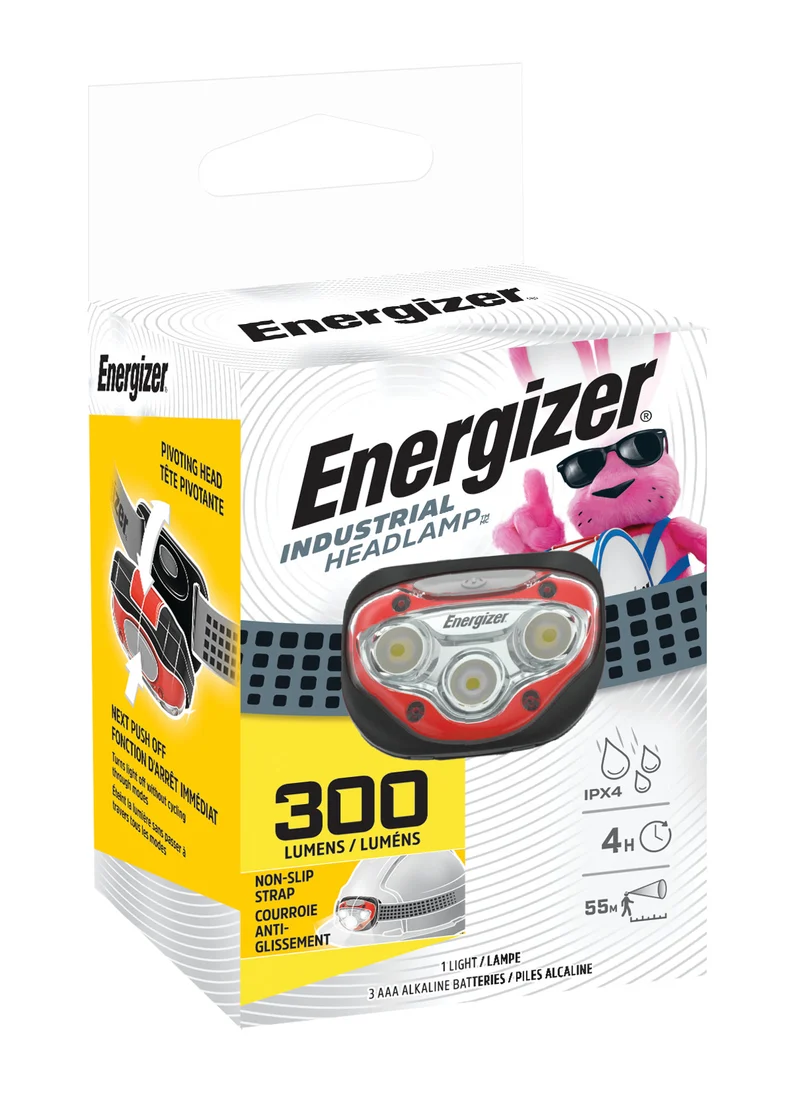 HEADLIGHT LED CONTRACTOR 200LM 3 AAA BATTERIES INCLUDED