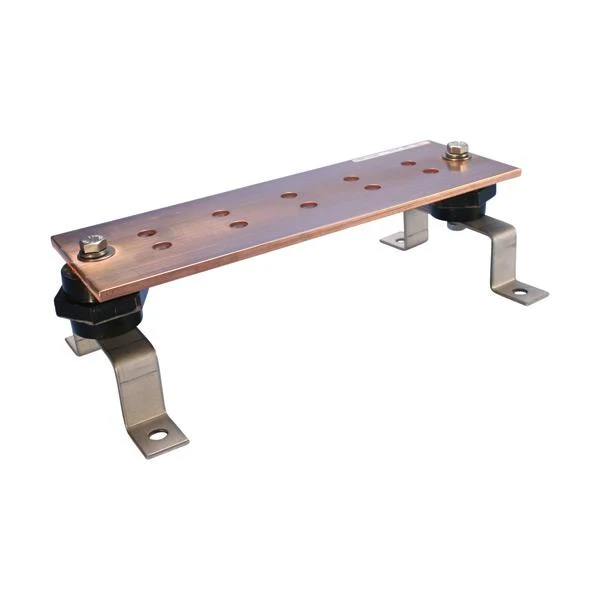 GROUND BAR ASSEMBLY 1/4X2X12" COPPER