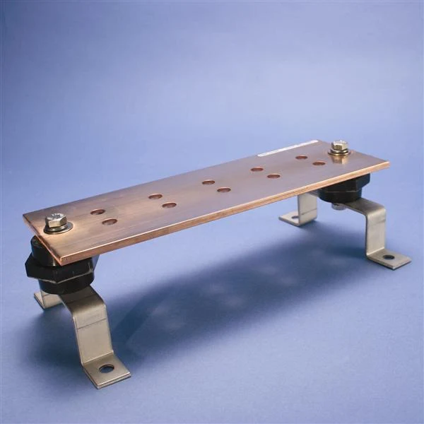 GROUND BAR ASSEMBLY 1/4X2X12" COPPER