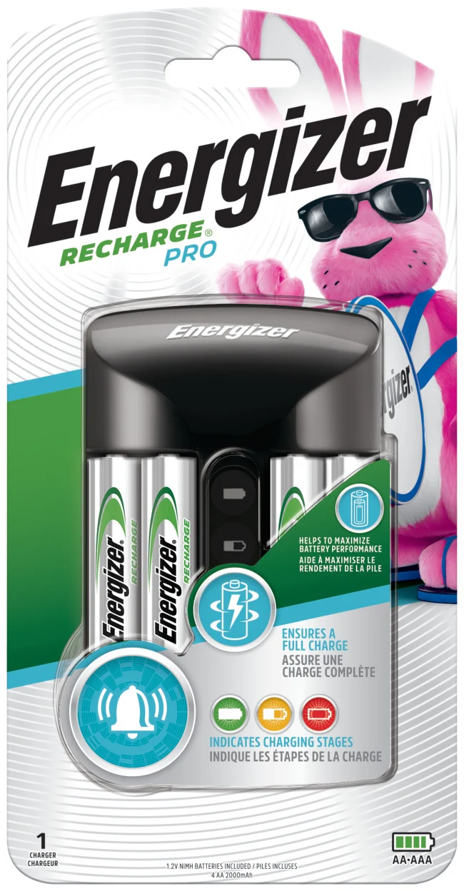 CHARGER PRO FOR 4 AA OR AAA BATTERIES