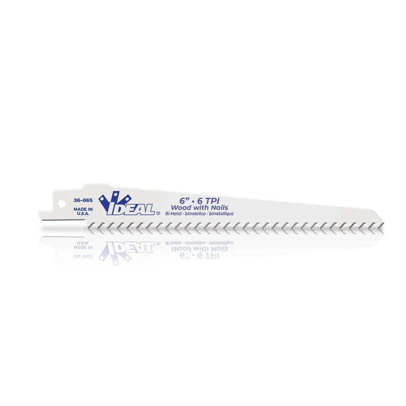 RECIPROCATING BLADE WOOD W/NAILS