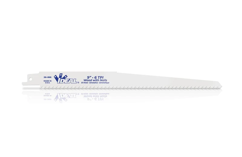 RECIPROCATING BLADE WOOD W/NAILS