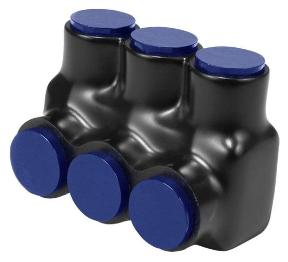CONNECTOR MULTI-TAP INSULATED #1/0-14 RANGE 3-PORTS