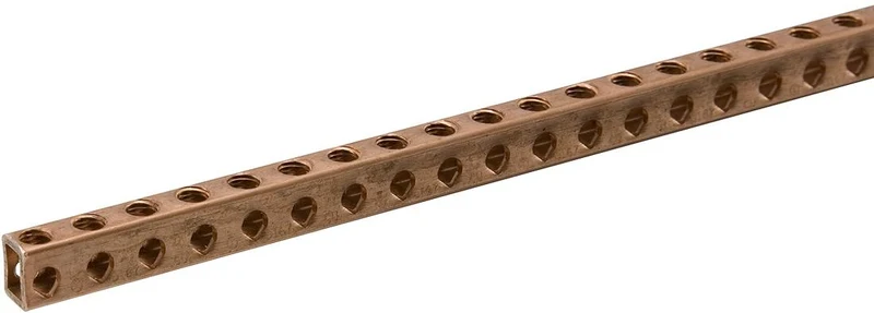 BAR NEUTRAL UNASSEMBLED COPPER 5' 9" LENGTH #14 TO 6
