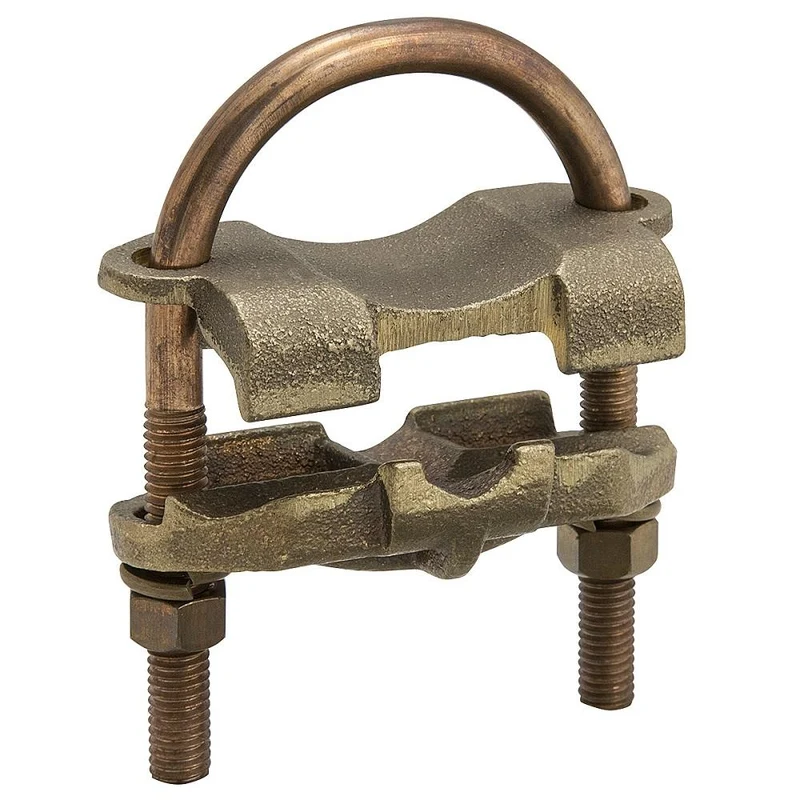 GROUND CLAMP 3/8" COND. 250MCM-#2/0 WIRE BRONZE