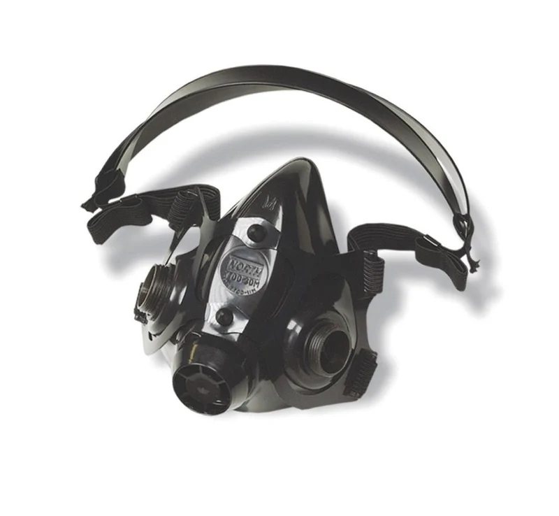 RESPIRATOR HALF MASK SILICONE & DUAL CARTRIDGE SIZE LARGE