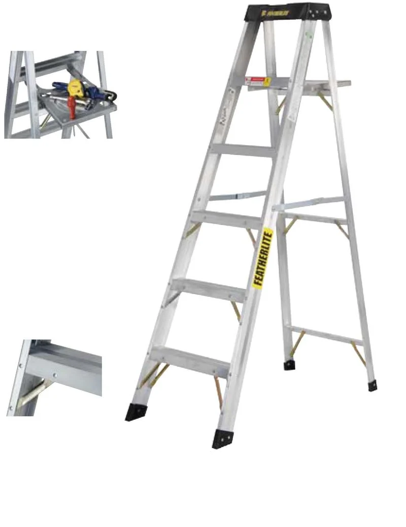 STEP LADDER ALUMINUM 8' TYPE 1A 300LBS