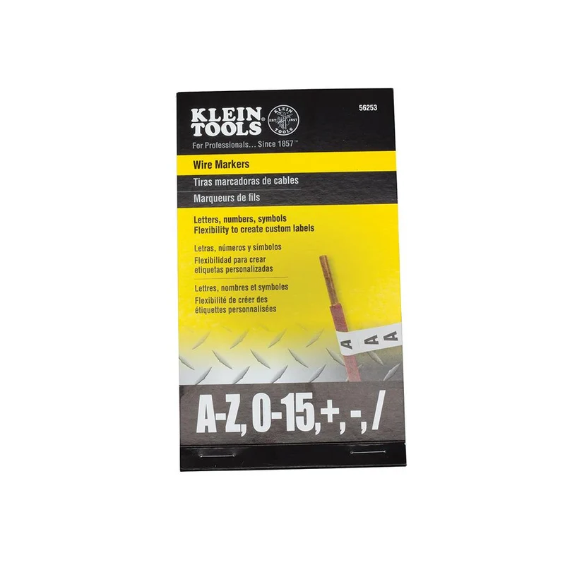 WIRE MARKERS LETTERS NUMBERS AND SYMBOLS