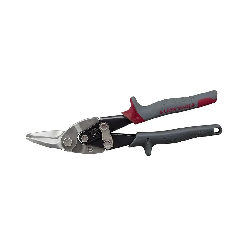 SNIP FOR AVIATION LEFT CUTTING 10-1/16IN LGTH RED/GRAY