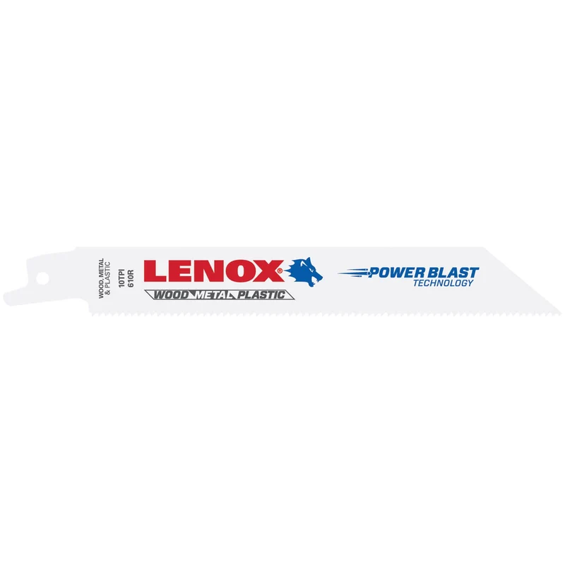 BLADE RECIPROCATING SAW 10-TPI 6X3/4X.035" 152X19X.9MM