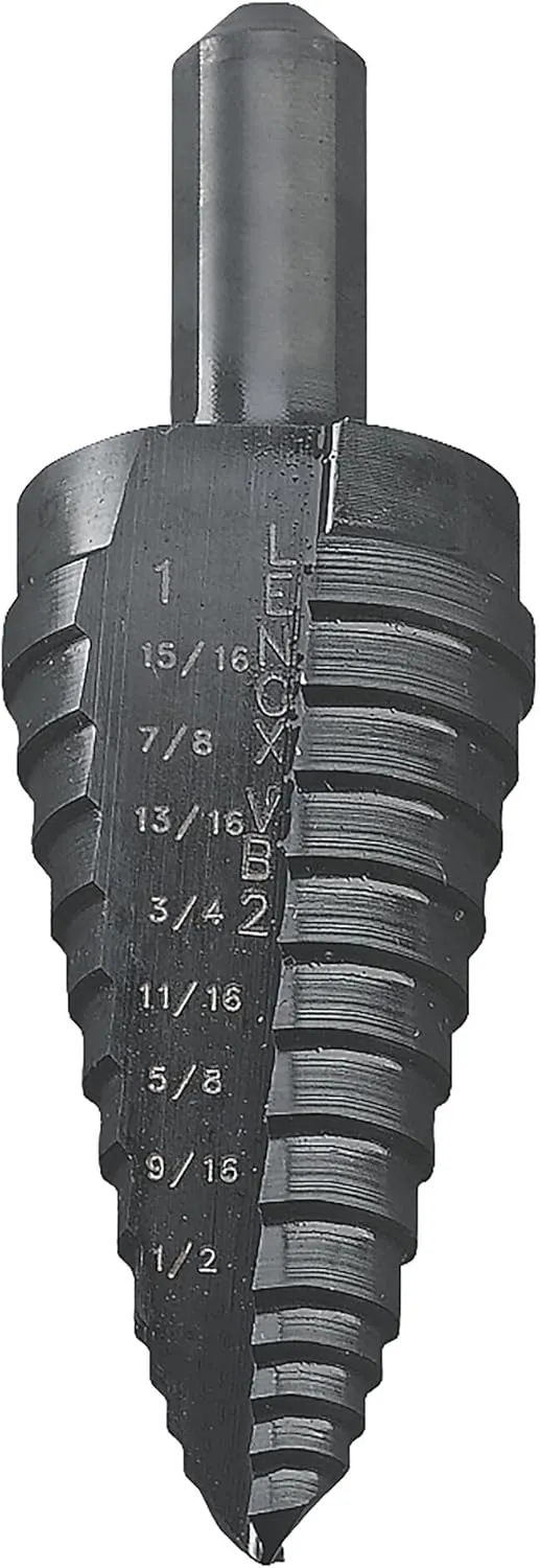 STEP DRILL BIT FROM 1/2" TO 1" VARI-BIT