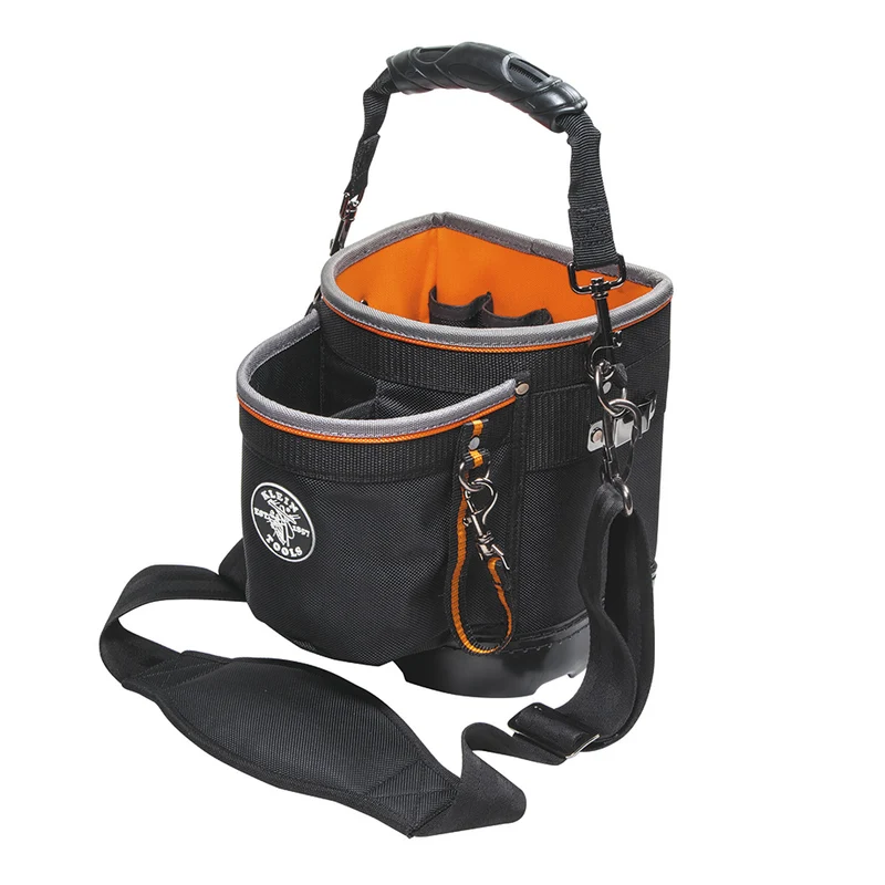 TOOL BAG TRADESMAN 15 POCKETS 10X 8X 5IN & STRAP