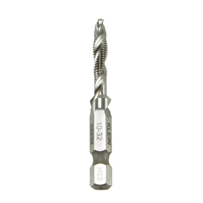 DRILL TAP #10-32 ALUMINUM BRASS COPPER PLASTIC METAL