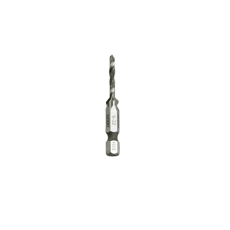 DRILL TAP #6-32 ALUMINUM BRASS COPPER PLASTIC METAL