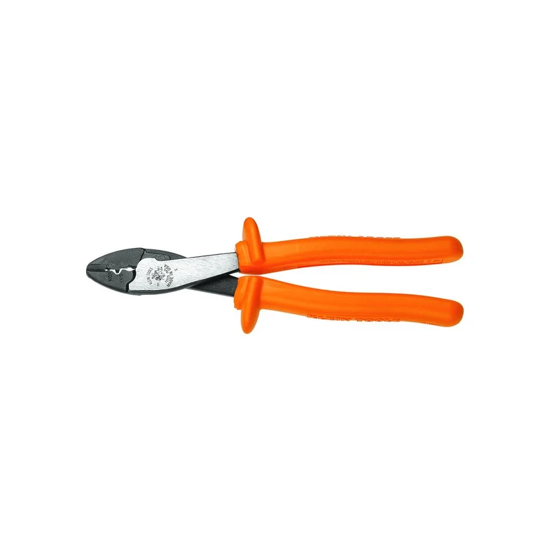 CRIMPING TOOL #10-22 WIRE 9-3/4IN RED INSULATED