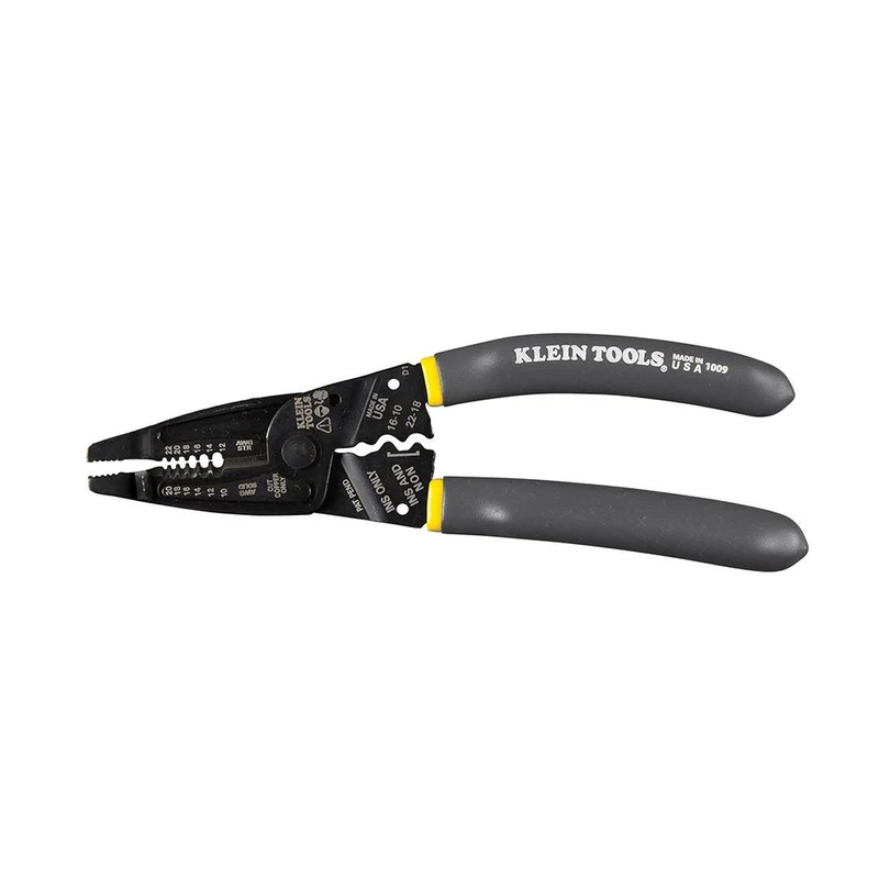 WIRE STRIPPER/CRIMPER LONG-NOSE FOR #10-22 WIRE 7-3/4IN