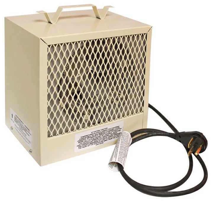 Heater 4800/3600W 240/208V almond, enclosed motor, stat 1P