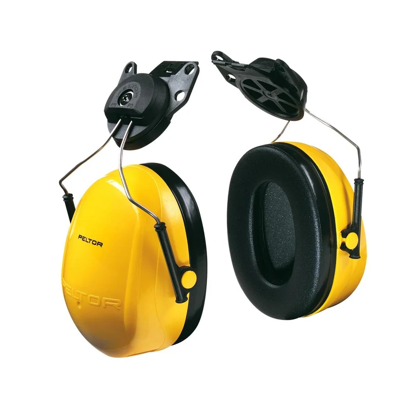 EARMUFF PELTOR OPTIME HARD HAT ATTACHED YELLOW