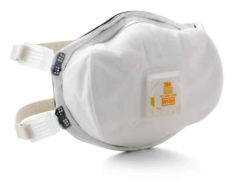 RESPIRATOR PARTICULATE N100 WITH VALVE & FACESEAL