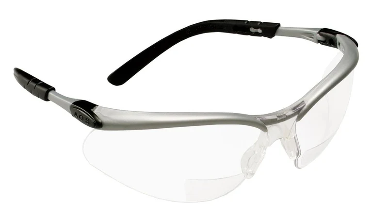 SAFETY GLASSES READER +2.0 DIOPTRE LENS CLEAR