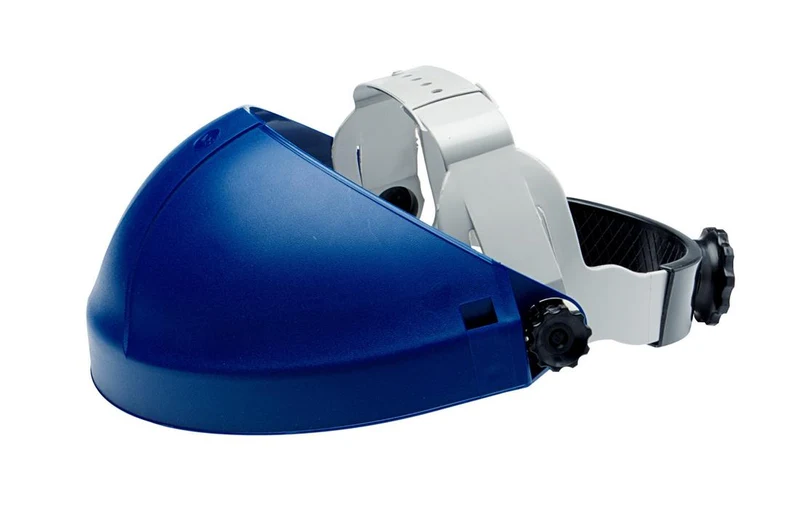 HEADGEAR RATCHET FACE PROTECTION BLUE