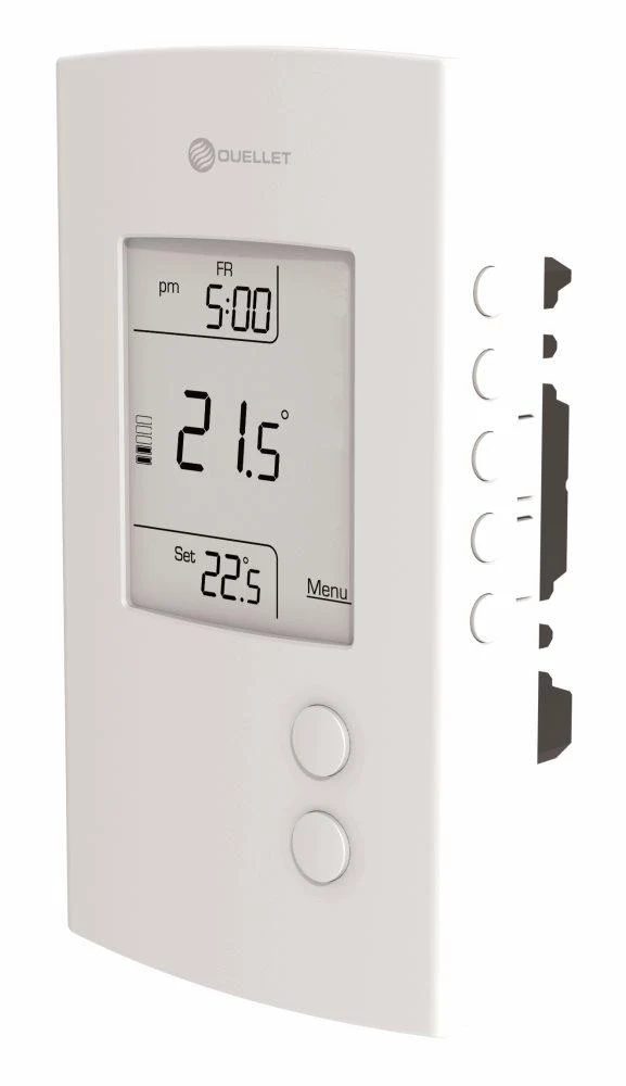 Low voltage prog. Electronic thermostat (2 outputs)