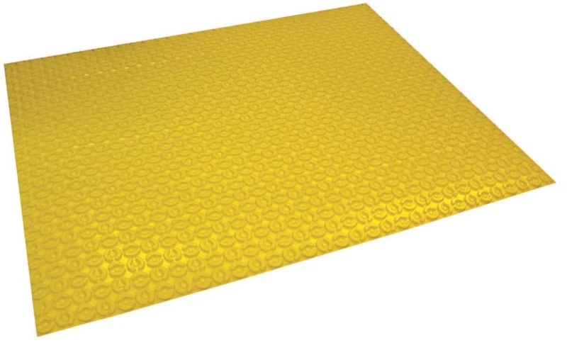 Self-adhesive uncoupling membrane in sheet, 2' 6-5/16'' X 3 '3'', 8.16 sq. ft., sold in box of 10 sheets