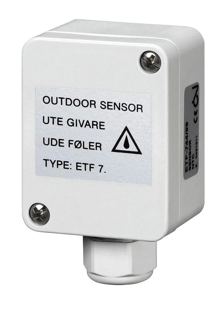 24V outdoor sensor for measuring temperature