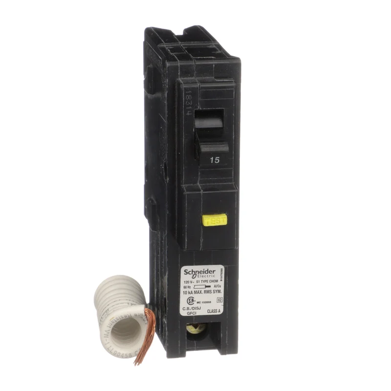 BREAKER 15A 1P 120V CLASS A GROUND FAULT INTERRUPTER
