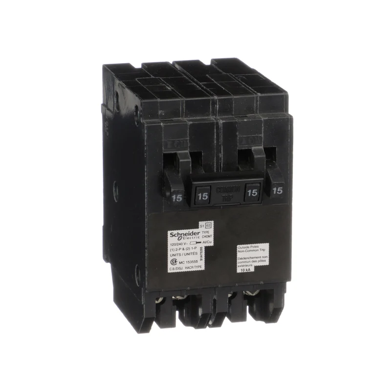 BREAKER QUAD 15A 1P + 15A 2P + 15A 1P 120/240V PLUG-IN