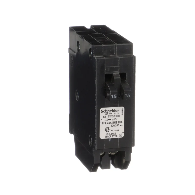 BREAKER TWIN 15A 1P + 15A 1P 120V PLUG-IN