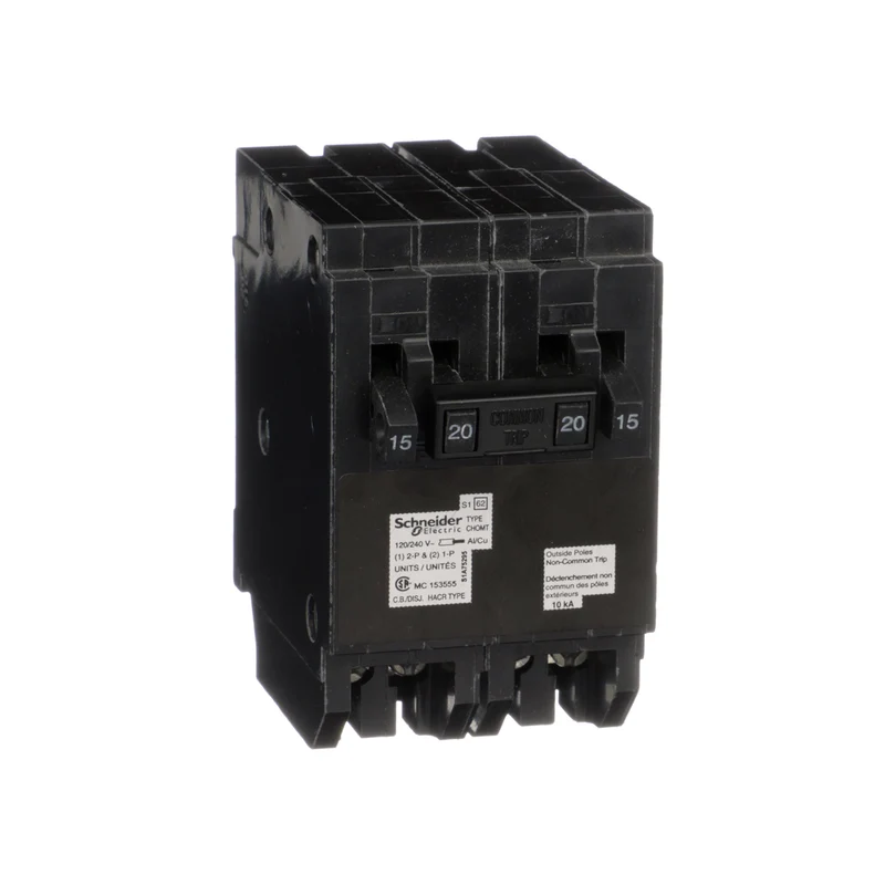 BREAKER QUAD 15A 1P + 20A 2P + 15A 1P 120/240V PLUG-IN