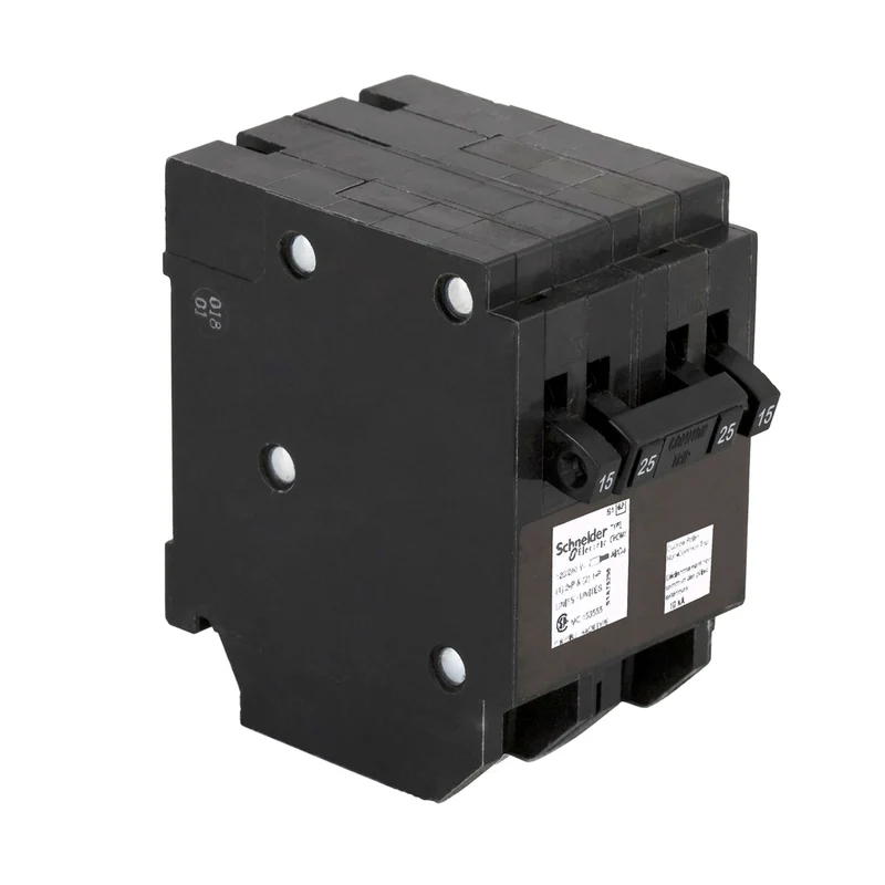 BREAKER QUAD 15A 1P + 25A 2P + 15A 1P 120/240V PLUG-IN