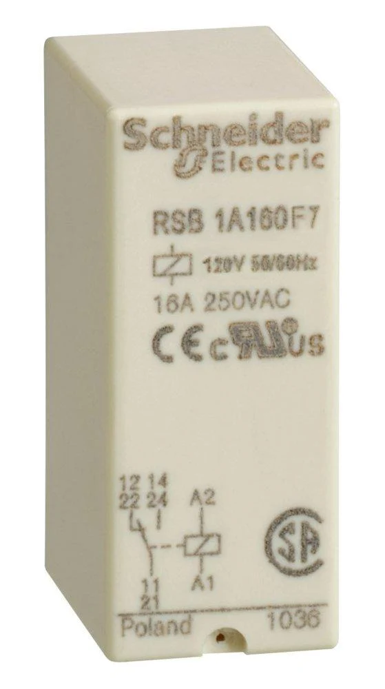 RELAY PLUG-IN 16A 250V SPDT 1NO/NC CONTACT 120VAC COIL