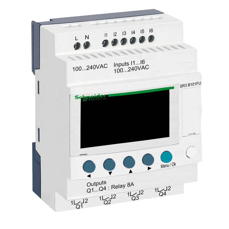 RELAY LOGIC MODULAR SMART 6-INPUT 4-RELAY OUT 100-240VAC