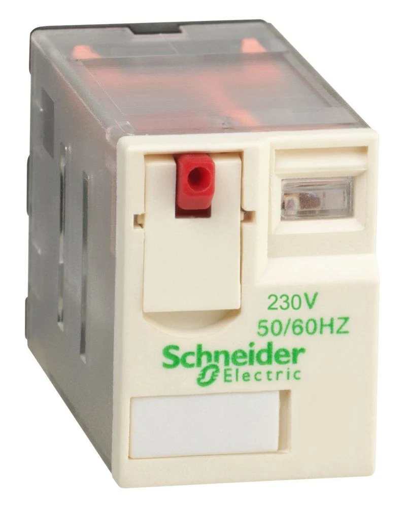 RELAY PLUG-IN 12A DPDT 250V 2NO/NC CONTACT 230VAC COIL