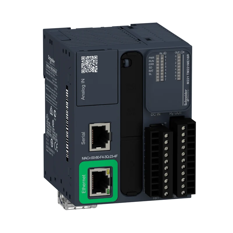 CONTROLLER M221 16 I/O RELAY ETHERNET COMPACT 24VDC