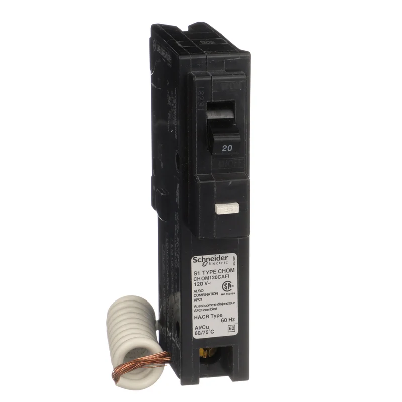 BREAKER 20A 1P 120V COMBINATION ARC FAULT INTERRUPTER