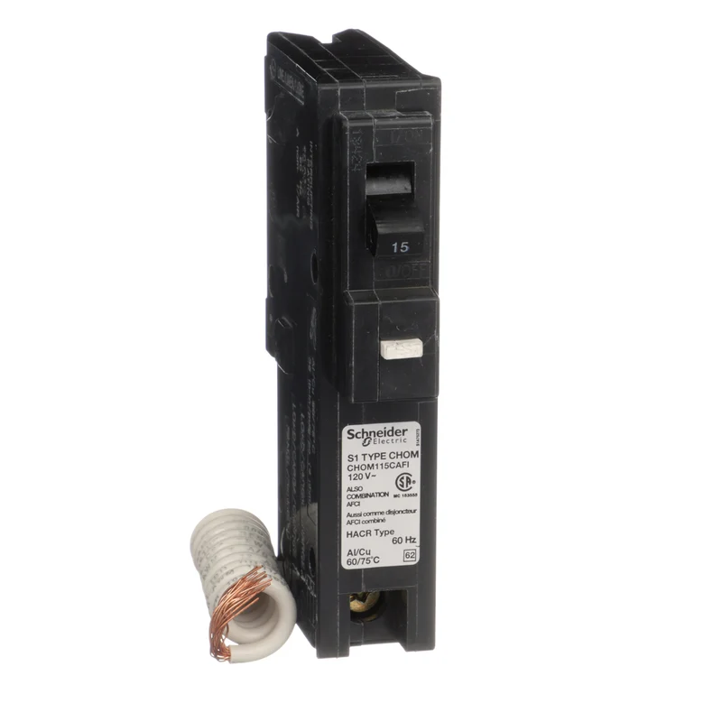 BREAKER 15A 1P 120V COMBINATION ARC FAULT INTERRUPTER