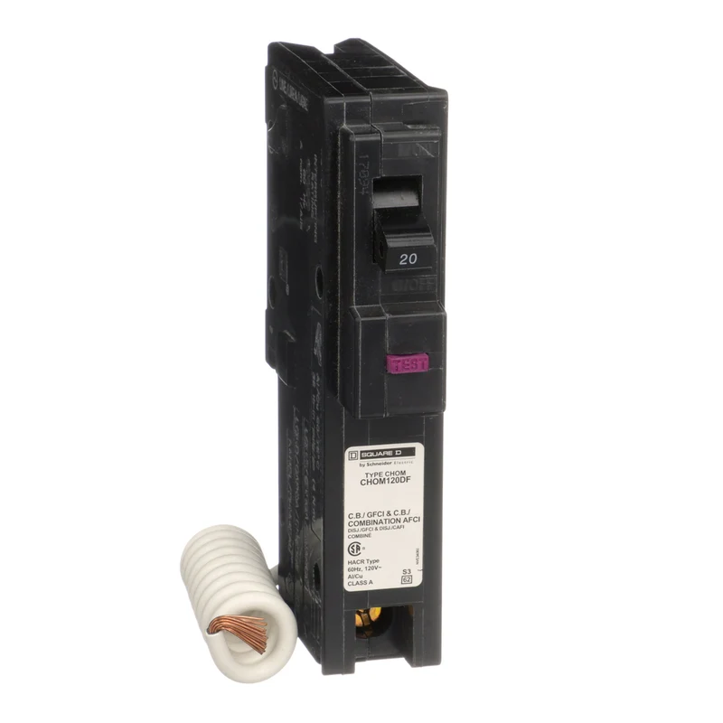 BREAKER 20A 1P 120V CLASS A ARC/GROUND FAULT INTERRUPTER