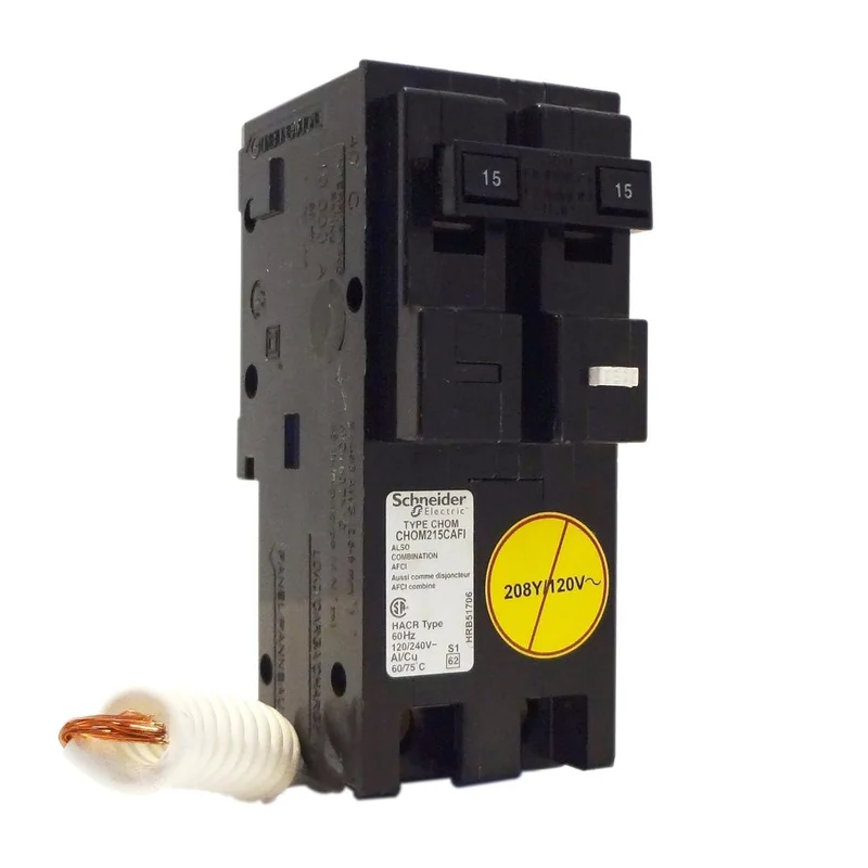 BREAKER 15A 2P 120V COMBINATION ARC FAULT INTERRUPTER