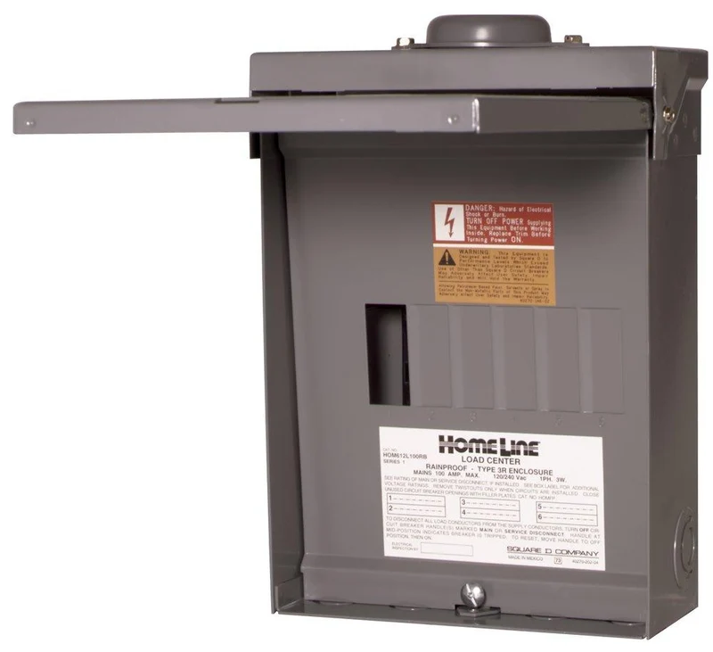 LOAD CENTER 12C 100A 1PH 3W 120/240V MAIN LUG TYPE 3R