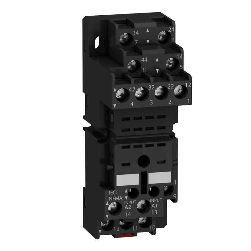 SOCKET 10A 250V FOR 14-PIN RELAY SCREW TERMINALS