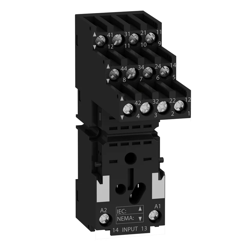 SOCKET 12A 300V FOR 8-PIN RELAY BOX 4C BOX LUG TERMINALS