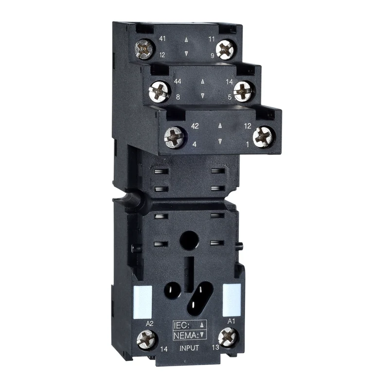 SOCKET 12A 300V FOR 8-PIN RELAY BOX 2C BOX LUG TERMINALS