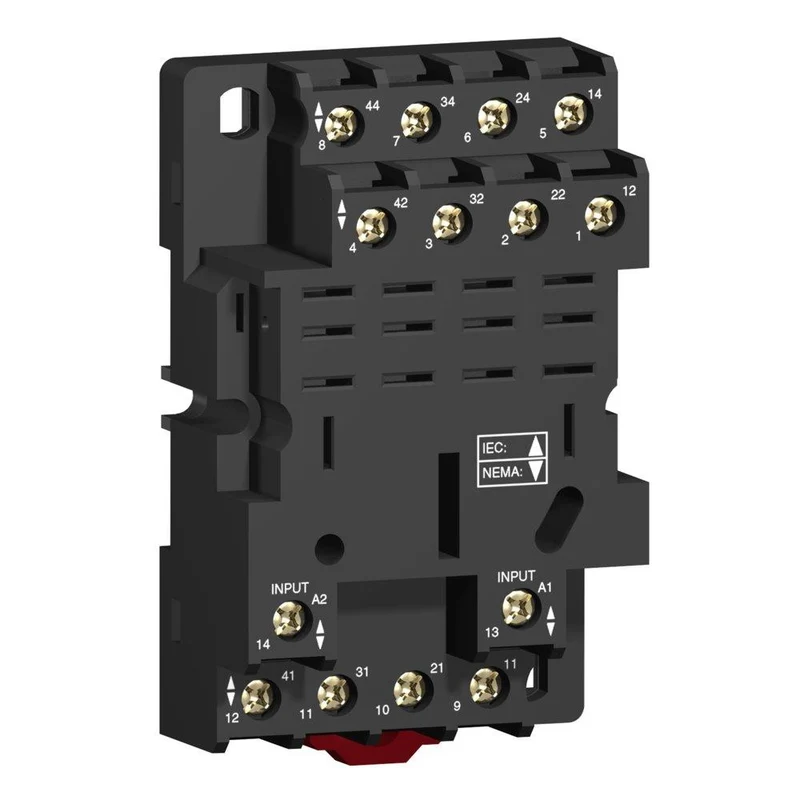 RELAY PLUG-IN 15A 250V 4NO CONTACT 1-SOCKET MIXED TERMIN